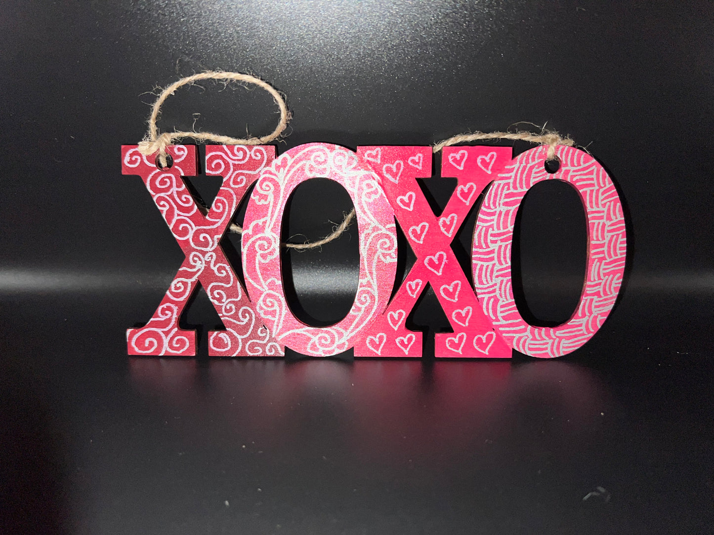 "XOXO" Sign - Silver