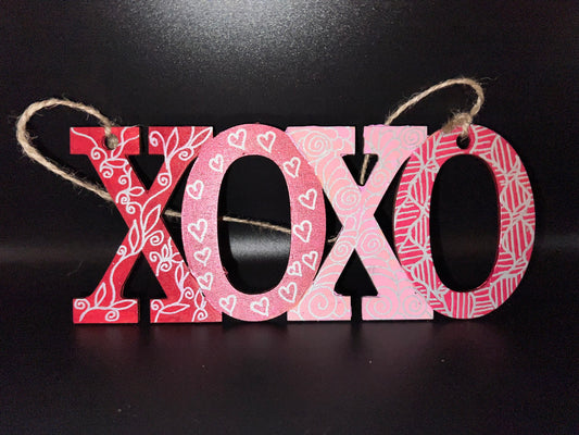 "XOXO" Sign - Silver